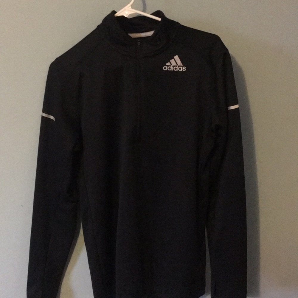 Adidas running 3/4 zip